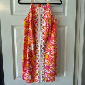 Lily Pulitzer fitted, sleeveless, halter neckline